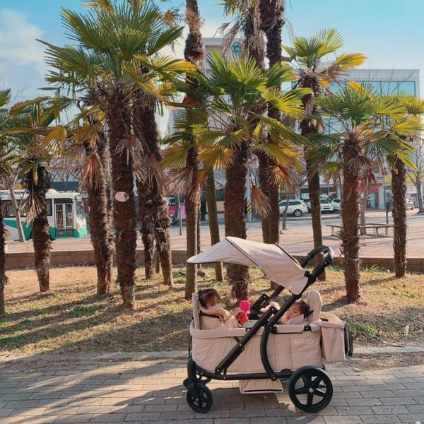 Pronto Sand Beige Bolderkar / Duowagen 4279
