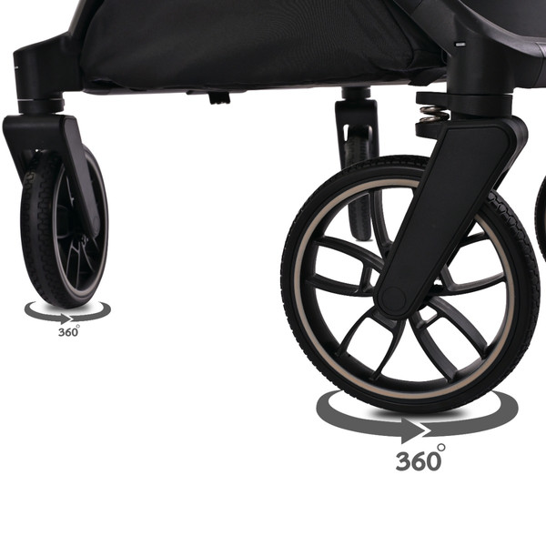 Lorelli Reya Brown 3-in-1 Kinderwagen incl. Autostoel 1002195-2415