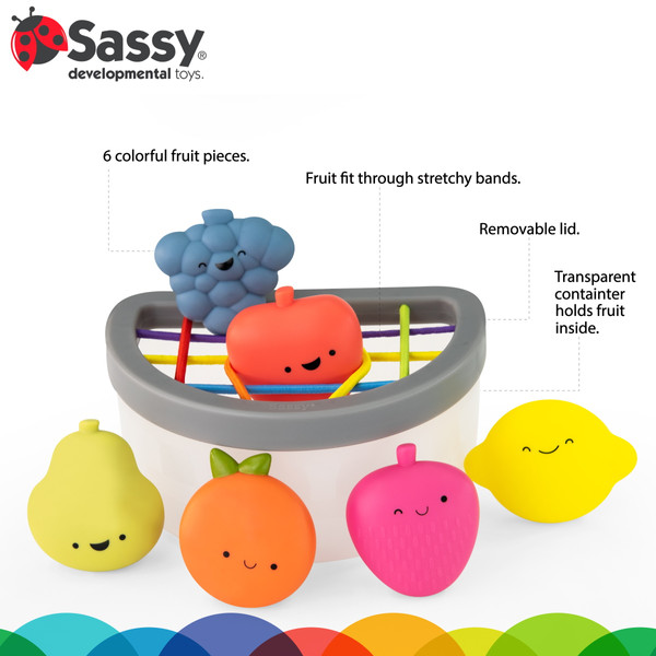 Sassy Fruit Fill 'n Spill Sorteer Speelgoed S80805