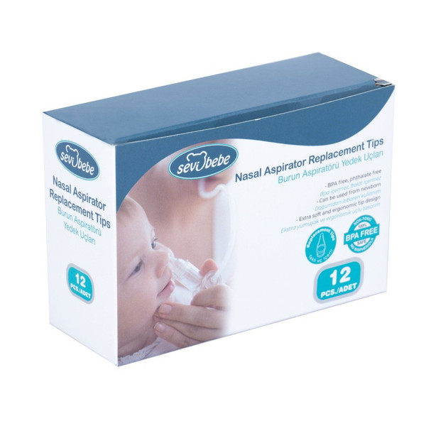 Sevibaby 12 Stuks Opzetstukjes voor Neusreiniger 421