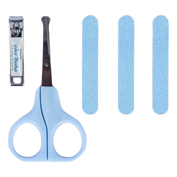 Sevibaby Blauw 3-delige Baby Manicureset 507-1