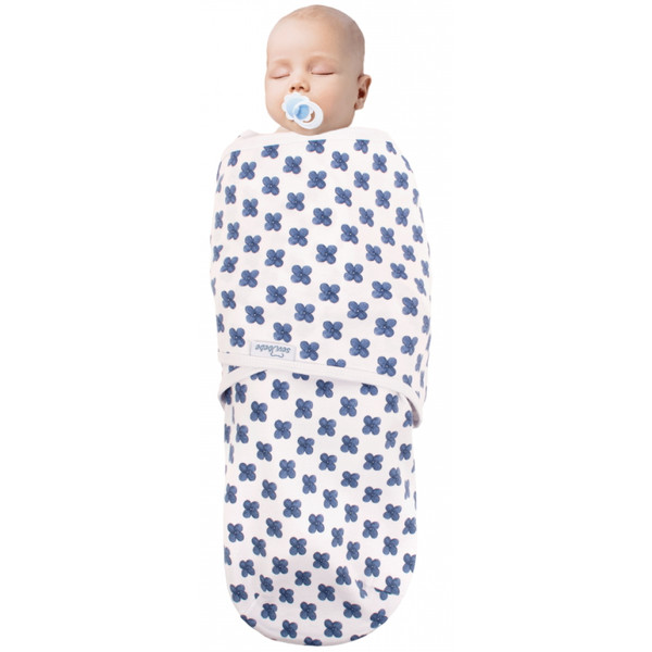 Sevibaby Blue Flower Jersey Inbakerdoek 118-170
