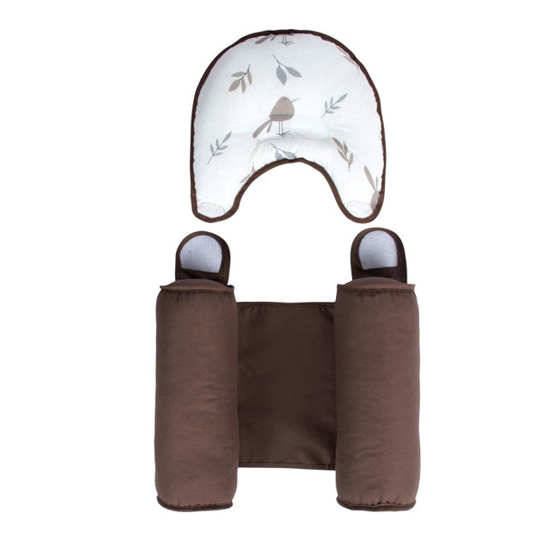 Sevibaby Brown Birds Steunkussen met Hoofdkussentje 33-149