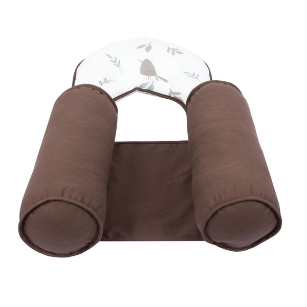 Sevibaby Brown Birds Steunkussen met Hoofdkussentje 33-149