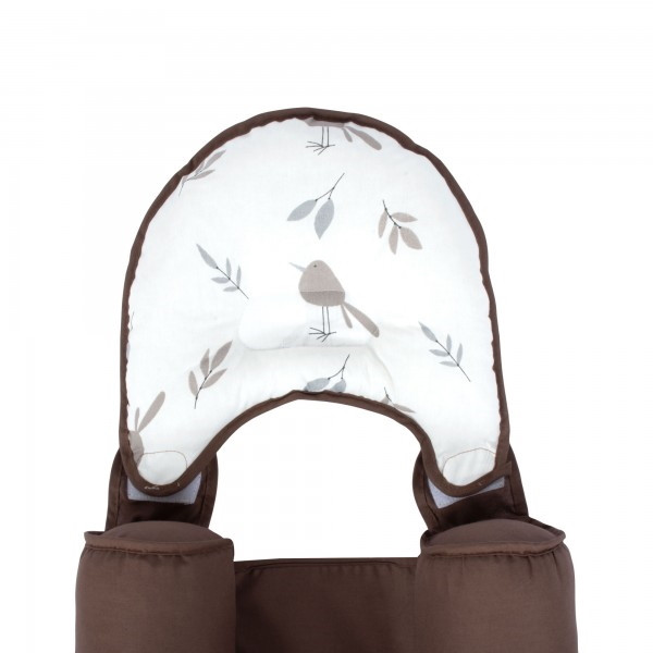 Sevibaby Brown Birds Steunkussen met Hoofdkussentje 33-149