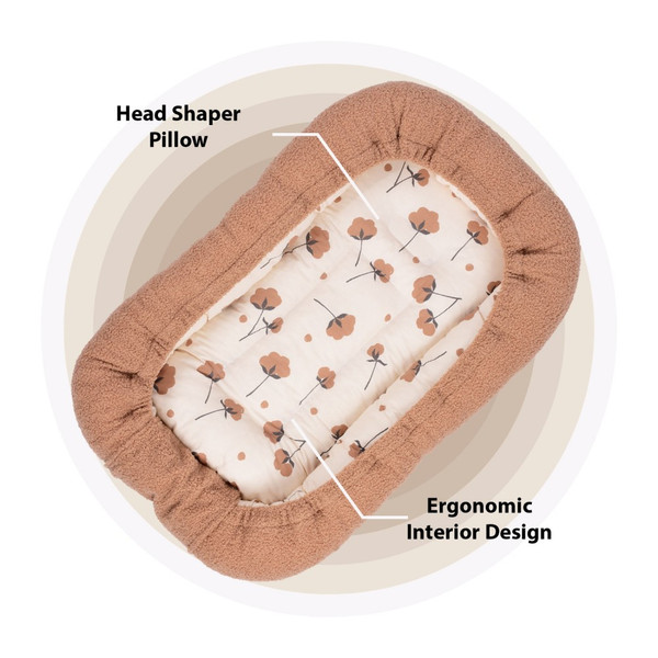 Sevibaby Brown Teddy Reflux Babynest
