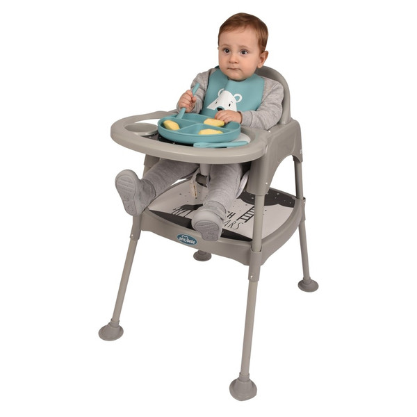 Sevibaby Grijs 3-in-1 Kinderstoel 279-13