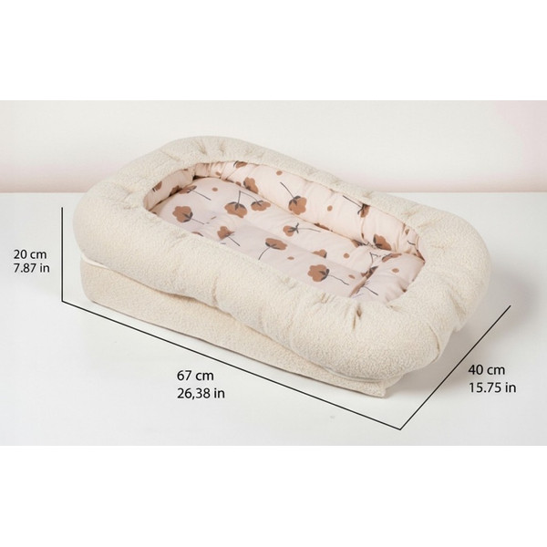 Sevibaby Ecru Teddy Reflux Babynest