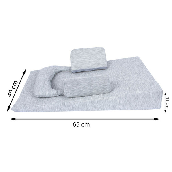 Sevibaby Grijs Multifunctioneel Hellend Warmte Steunkussen 9021-13