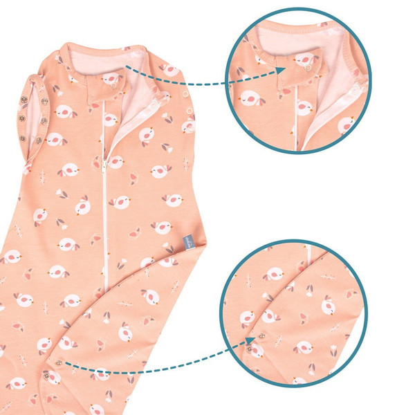 Sevibaby Happy Birds Newborn Inbakerslaapzak 559-194