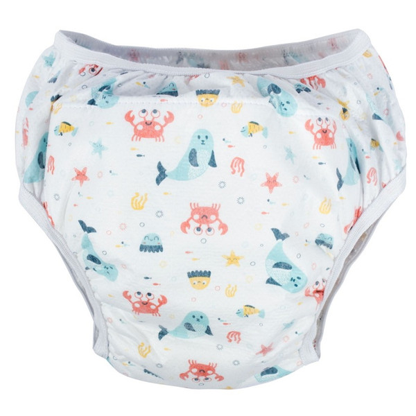 Sevibaby Wit 10-15kg 4 Stuks Gevoerd Oefenbroekje 259-1