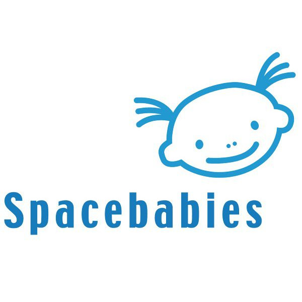 Spacebabies Bed Blocks Grey/wit/zwart SB009