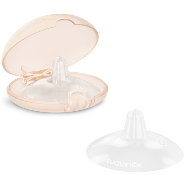 Suavinex Zero.Zero Silicone Tepelbeschermers Medium 2 Stuks incl. Bewaardoosje SXZBRF049979