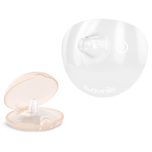 Suavinex Zero.Zero Silicone Tepelbeschermers Medium 2 Stuks incl. Bewaardoosje SXZBRF049979