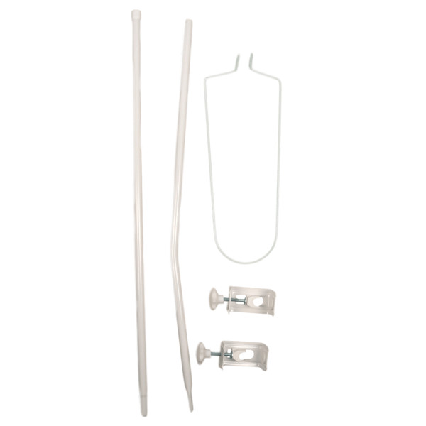 Tega Baby Wit Piekstok & Sluierstandaard met Klembevestiging DM-009