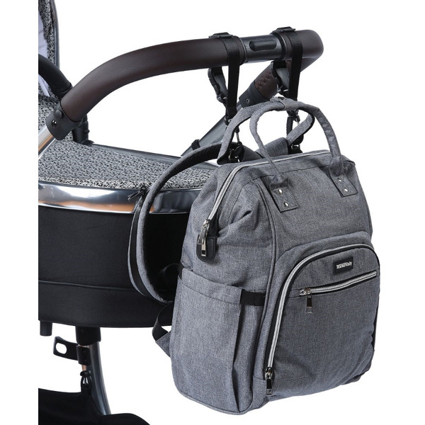 Titaniumbaby Mommy Sports Grey Backpack Verzorgingstas TB-4081