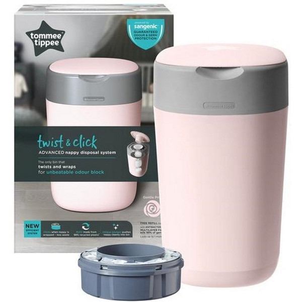 Tommee tippee sale nappy bin pink