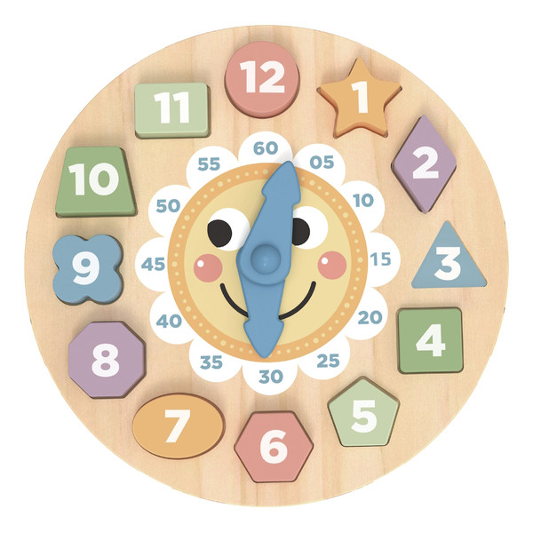 Tooky Toy Houten Klok Puzzel 111443