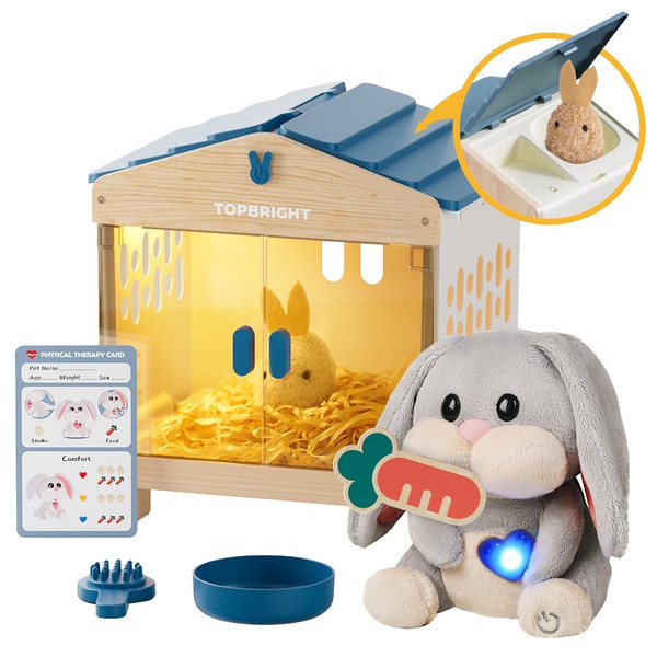 Topbright Care Pets Mummy Bunny Interactieve Verzorging Knuffel