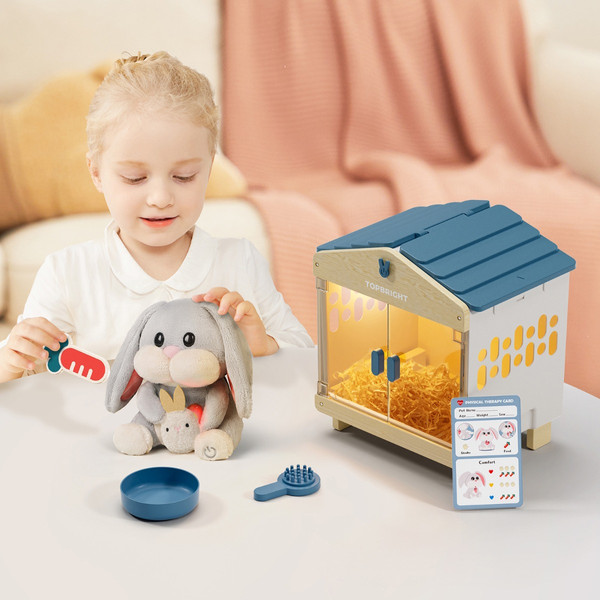 Topbright Care Pets Mummy Bunny Interactieve Verzorging Knuffel