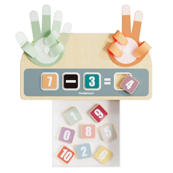 Topbright Finger Math Leren Tellen Houten Speelgoed TB-121121