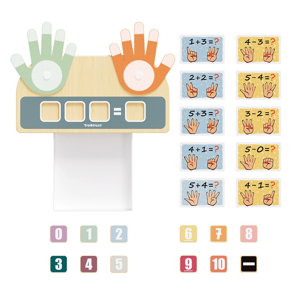 Topbright Finger Math Leren Tellen Houten Speelgoed TB-121121