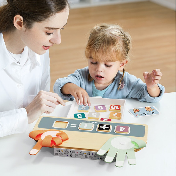Topbright Finger Math Leren Tellen Houten Speelgoed TB-121121