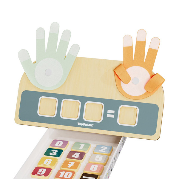 Topbright Finger Math Leren Tellen Houten Speelgoed TB-121121