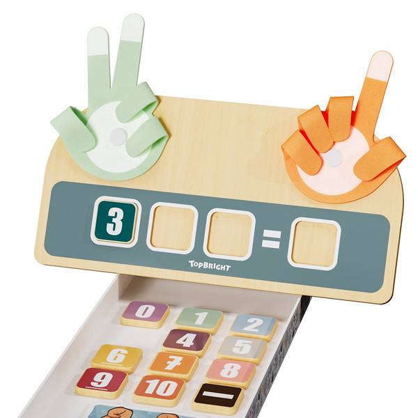 Topbright Finger Math Leren Tellen Houten Speelgoed TB-121121
