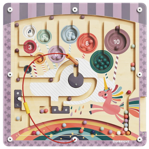 Topbright Unicorn Fantasy Maze Houten Doolhof Speelgoed TB-121146