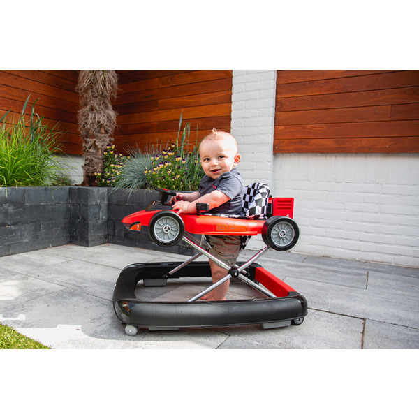 Tryco F1 Racer Black 2-in-1 Loopstoel en Loopwagen TR-362703