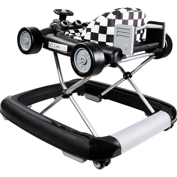 Tryco F1 Racer Black 2-in-1 Loopstoel en Loopwagen TR-362703