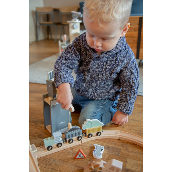 Tryco Houten Treinbaanset - Uitbreidingsset Dino's TR-353078
