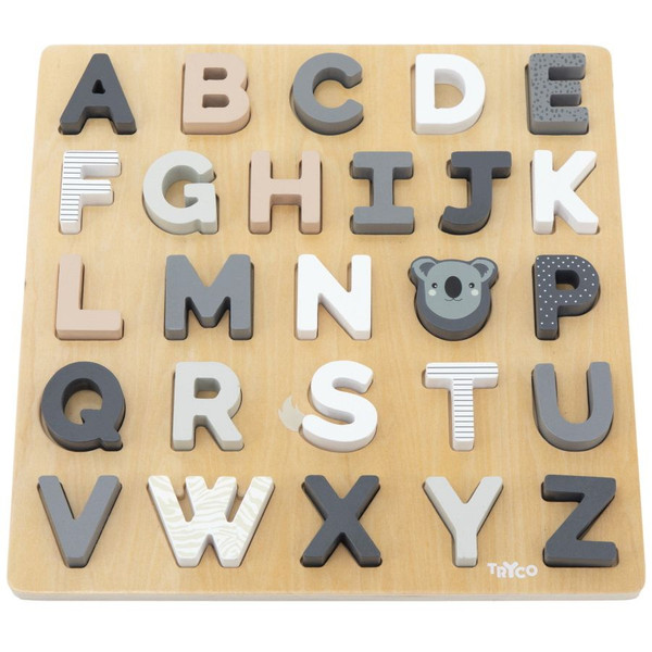 Tryco Houten Alfabet Puzzel en Krijtbord TR-353015