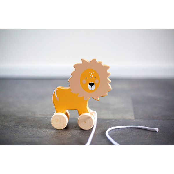 Tryco Houten Leeuw Trekfiguur TR-303022