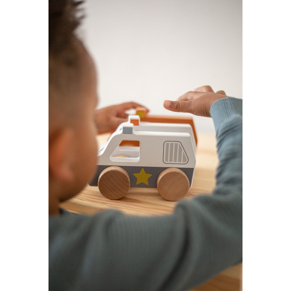 Tryco Houten Politie Speelgoed Auto TR-303020