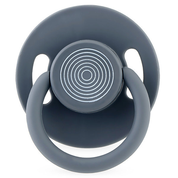 Weebaby Cool Grijsblauw No.1 0-6 mnd Ronde Siliconen Fopspeen MW031363