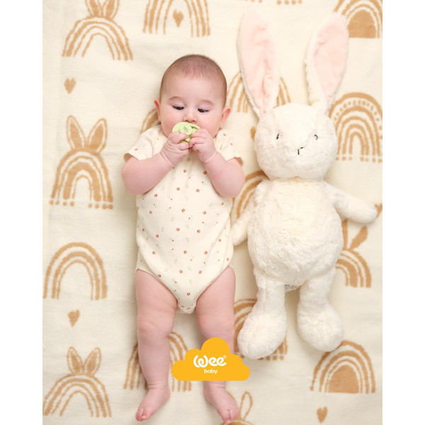 Weebaby Groen No.2 6-18 mnd Ronde Latex Fopspeen MW030699