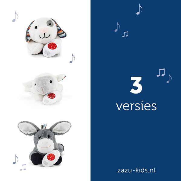 Zazu Dex De Hond Heartbeat Knuffel Met Geluid Za-Dex-01