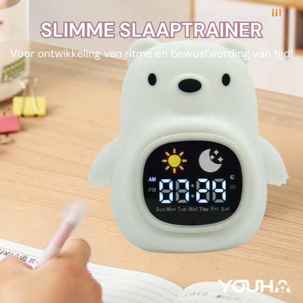 Youha Beertje Slaaptrainer en Kinderwekker YH-beer
