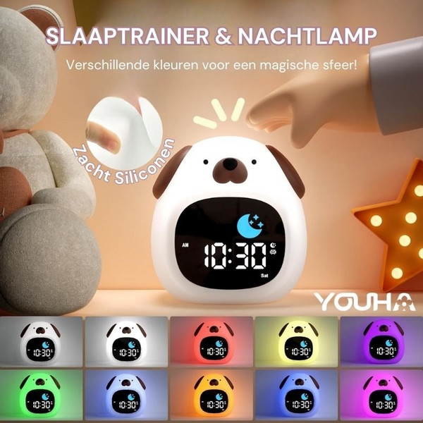 Youha Hondje Slaaptrainer en Kinderwekker YH-hond