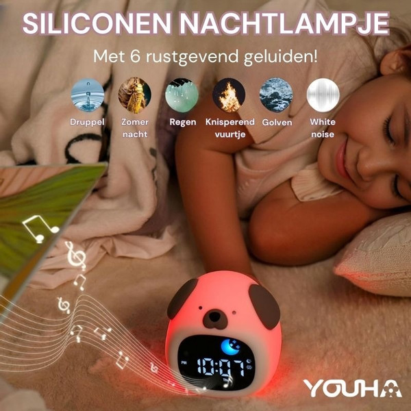 Youha Hondje Slaaptrainer en Kinderwekker YH-hond