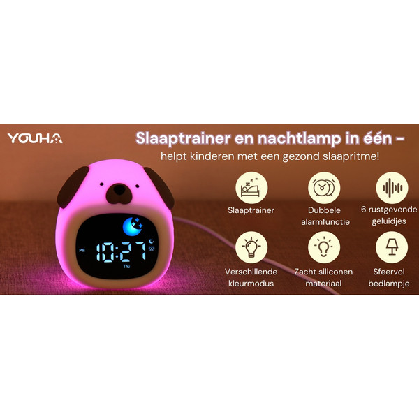 Youha Hondje Slaaptrainer en Kinderwekker YH-hond
