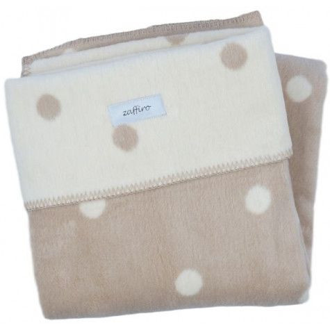 Zaffiro Ecru & Beige Gestipt 75 x 100 cm Wiegdeken 14987