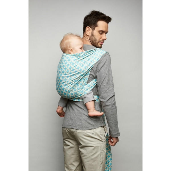 Zaffiro Be Close Beige Leaves Multifunctionele Draagdoek N17 7794