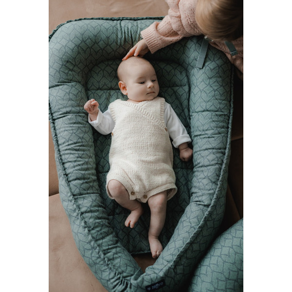 Zaffiro Beige Leaves Babynest 0978