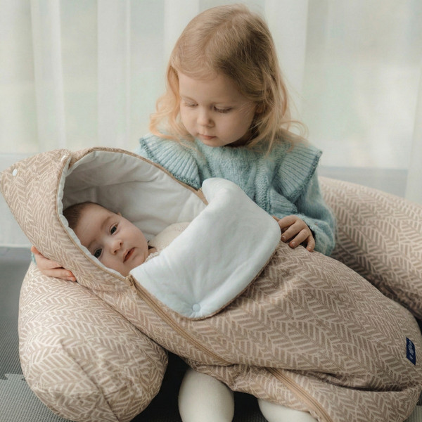 Zaffiro Beige Leaves Basic 5-in-1 Voetenzak