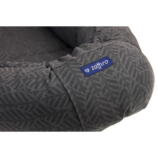 Zaffiro Graphite Leaves Babynest 0985