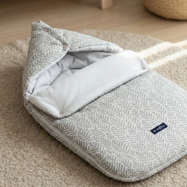 Zaffiro Grey Leaves Basic 5-in-1 Voetenzak