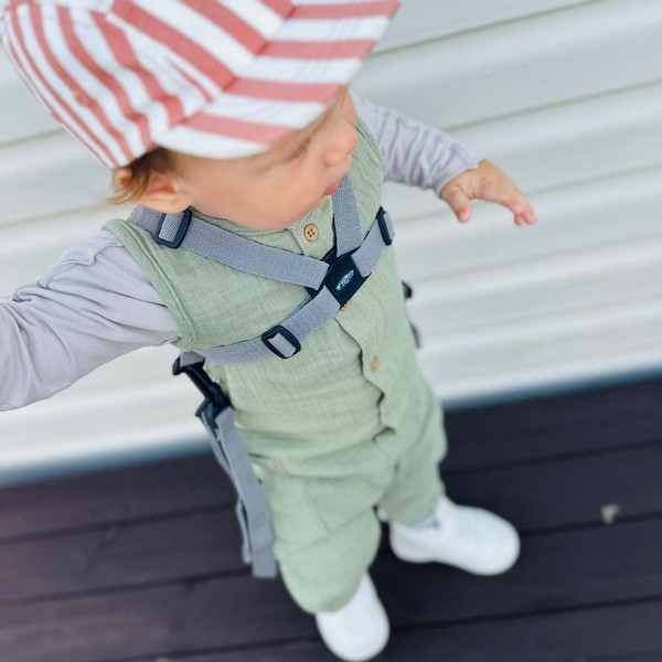 Zaffiro Universeel Navy Kinderstoel Tuigje met Looplijn 23507